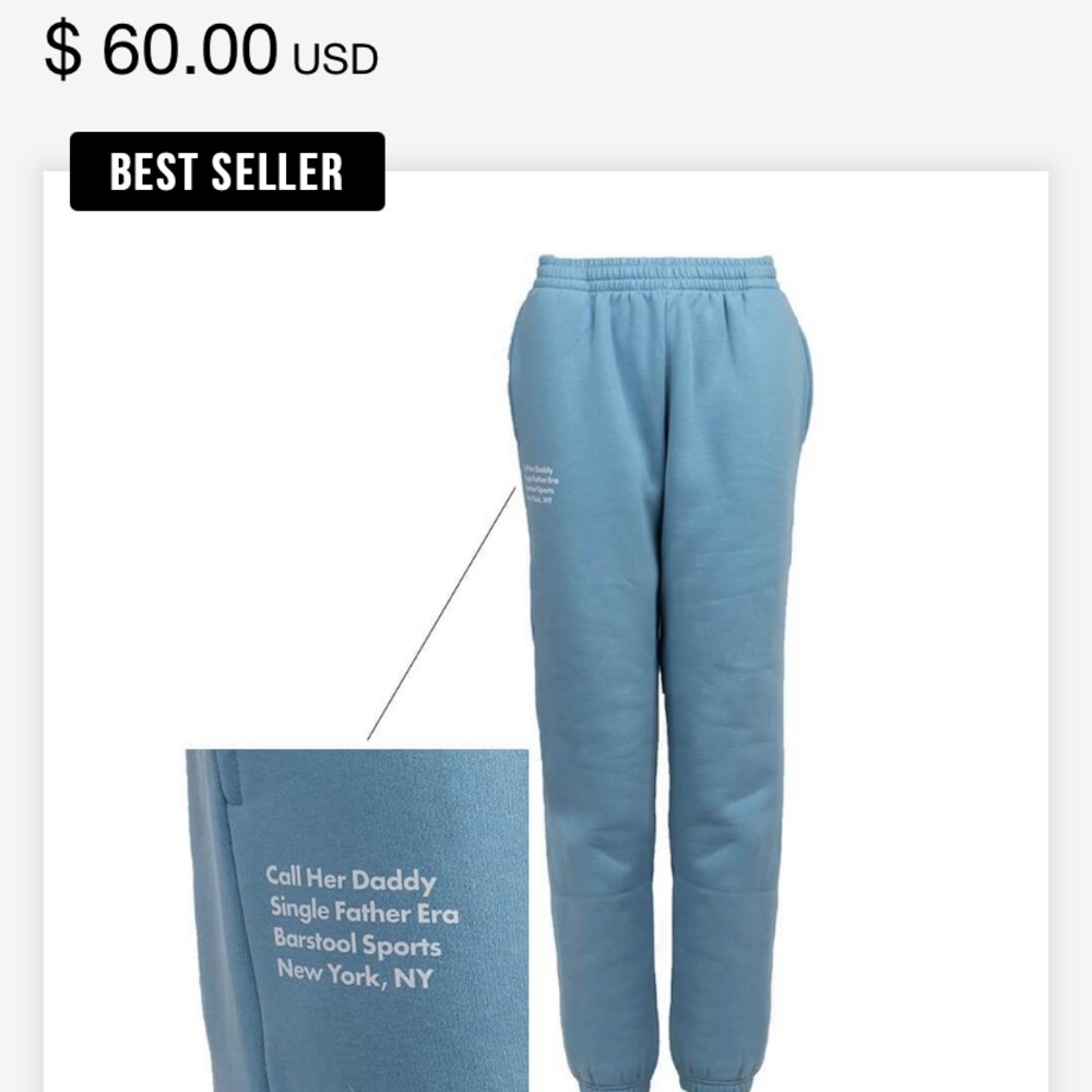 Call Her Daddy sweatpants joggers